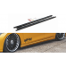 Накладки сплиттеры на пороги на VW Golf VIII